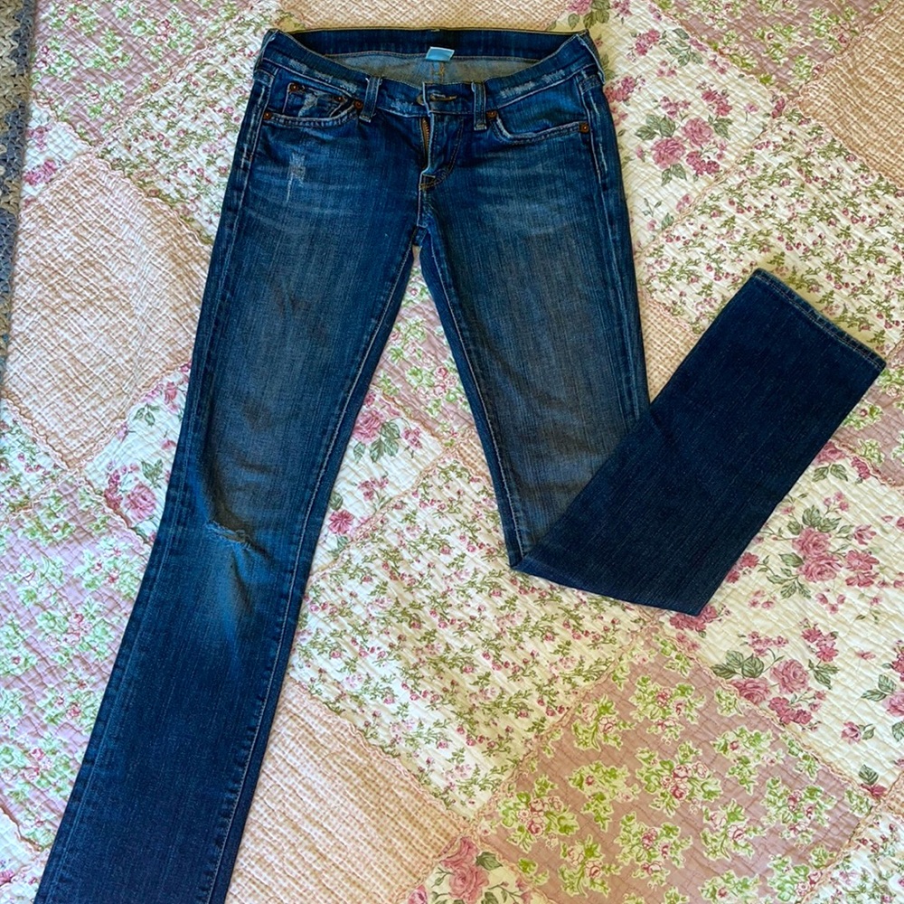 Lucky Brand super low rise Jeans